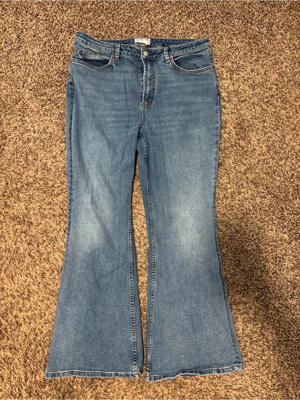 Free People- Women’s Light Blue Flared Jeans